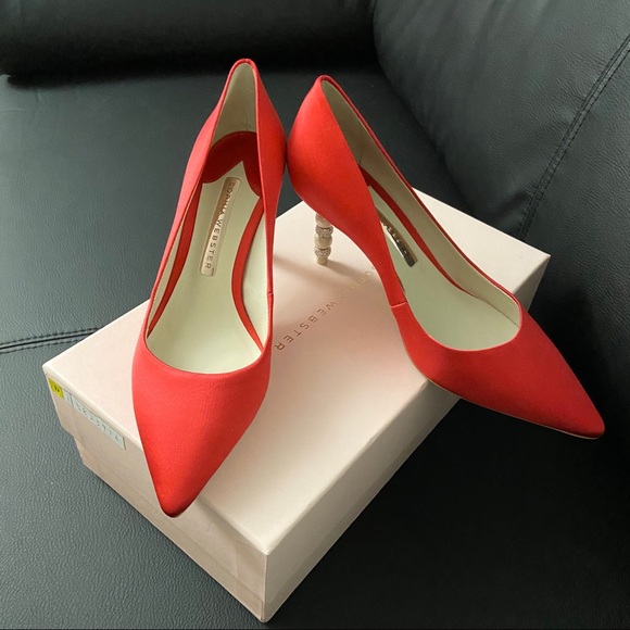 NIB Sophia Webster Coco Crystal Pearl Pumps 70mm - Picture 4 of 12